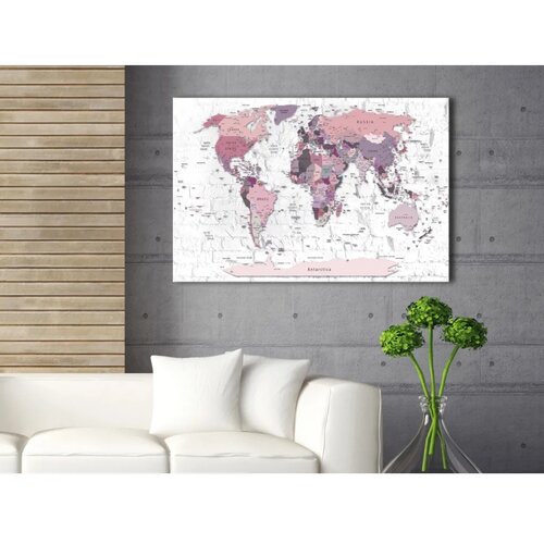  Slika na plutenoj podlozi - Pink Frontiers 60x40 Cene