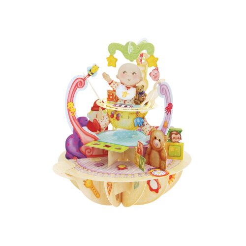 Santoro Pirouettes - Čestitka 3D - Pirouettes, New Baby Slike