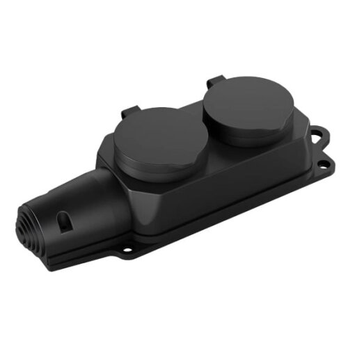 Braytron podsklop sa 2 utičnice IP44 crni BY72-01002 Cene