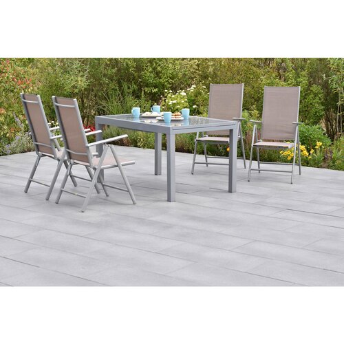 Gardenson VRTNI SET aluminij srebrne barve, rjavosiva Slike