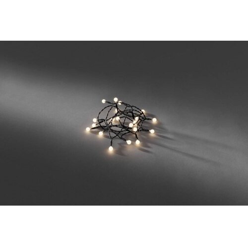 Konstsmide 1492-107 svjetlosni lanac s motivom unutra baterijski pogon Broj žarulja 50 LED toplo bijela Osvjetljena duljina: 3.92 m timer Cijene