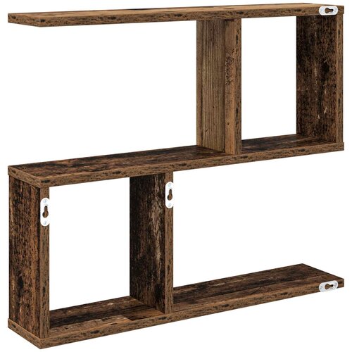 Polica na zidu Staro drvo 60 x 12 x 50,5 cm Konstruirano drvo Slike