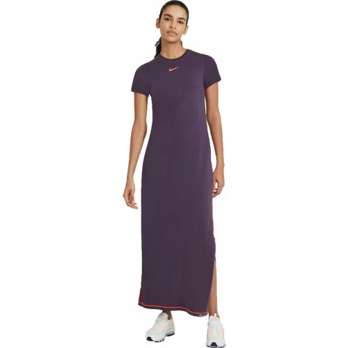 Nike NSW ICN CLSH MAXI DRESS W Ženska haljina, tamno plava, veličina