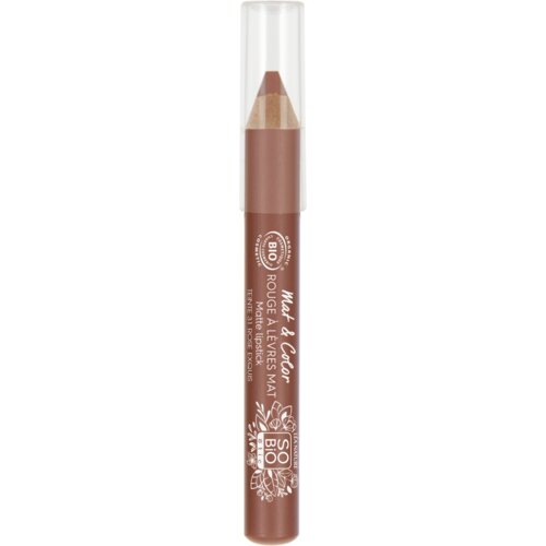 L&amp;Eacute;A NATURE SO BiO &amp;eacute;tic Mat &amp;amp; Color rdečilo za ustnice Jumbo - 31 Rose exquis Slike