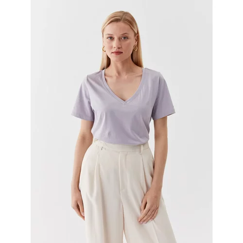 Calvin Klein Majica K20K205338 Vijolična Relaxed Fit