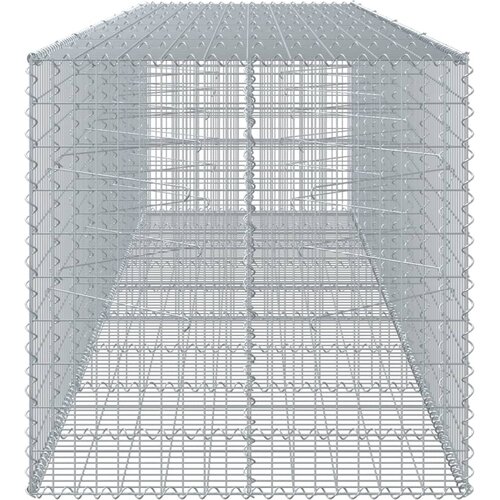  Gabionska ko&amp;scaron;ara s poklopcem 450x100x100 cm pocinčano željezo Slike