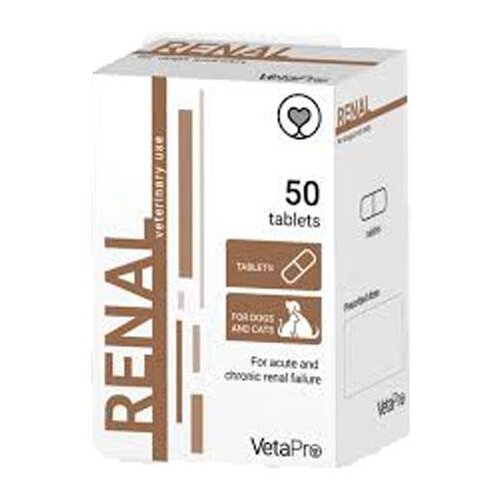 Veta Pro Suplement za pse i mačke sa bubrežnom insuficijencijom Renal, 50 tableta Slike