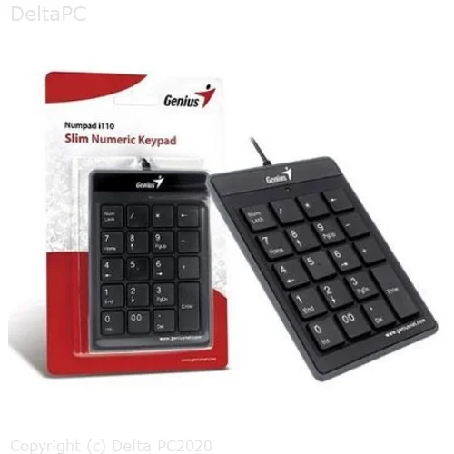  Numericka tastatura GENIUS NUMPAD i110,USB, black