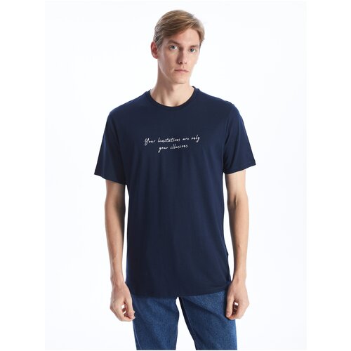 LC Waikiki Crew Neck Short Sleeved Printed Combed Combed Men's T-Shirt. Slike