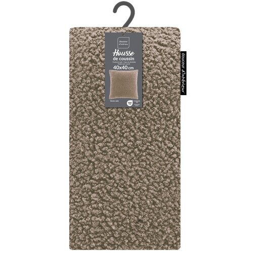 Douceur d int&amp;eacute;rieur Prevleka za blazino iz sherpa flisa 40x40 cm Woolen &amp;ndash; Slike