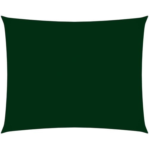 VidaXL Senčno jadro oksford blago pravokotno 2,5x3,5 m temno zeleno Slike