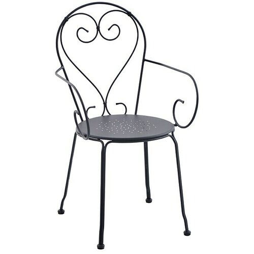 SUNFUN Vrtna stolica Melissa (D x &amp;Scaron; x V: 52 x 51 x 89,5 cm, Antracit, Mogu se slagati jedni na druge) Slike