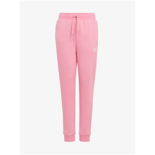 Adidas Light Pink Girls' Sweatpants Originals - Unisex