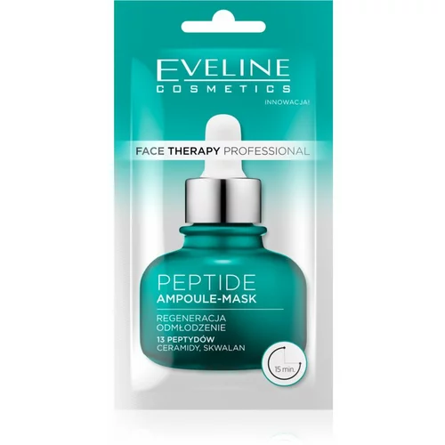 Eveline Cosmetics Face Therapy Peptide kremasta maska za regeneracijo in obnovo kože obraza 8 ml