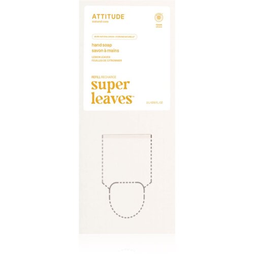 Attitude Super Leaves Lemon tekoče milo za roke Refil 2000 ml Slike