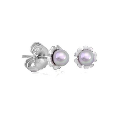 Majorica ženske cies pink pearl stud nuage biserne srebrne minđuše 4 mm Cene