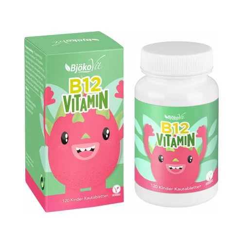 BjökoVit vitamin B12 za otroke kot žvečljive tablete