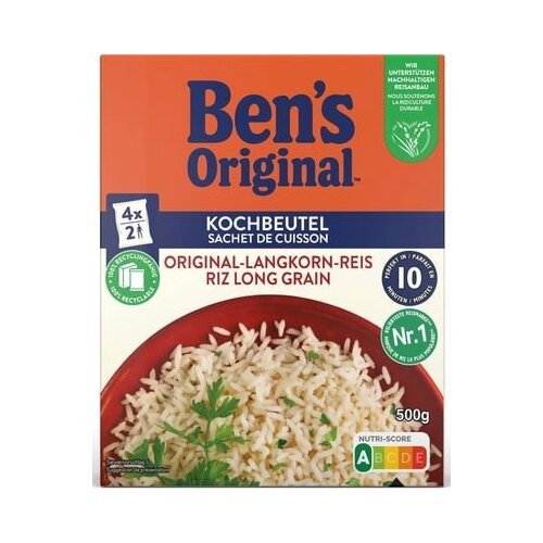Ben's Original Dolgozrnati riž v vrečki za kuhanje - 500 g Cene