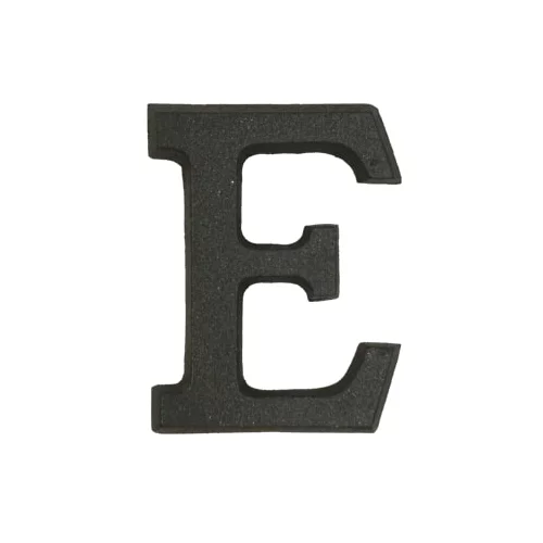 E Črka E (aluminij, višina: 80 mm)