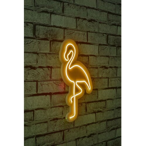 Wallity Dekorativna LED rasveta Flamingo, 43x25x2cm, Žuta Cene