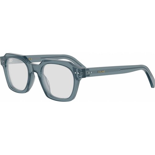Celine THIN 2 DOTS Thin Blue Geometric Eyeglasses ONE SIZE (49) Modra/Kristalna Cene