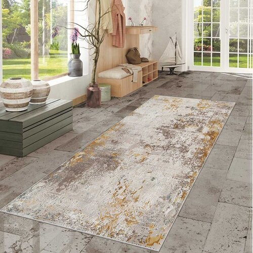  Staza za hodnik 80x200cm SH-054 - Zlatno nijansiranje Cene