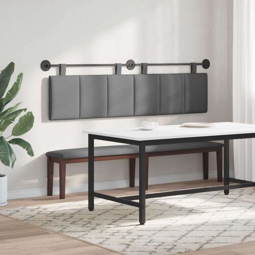  Držeće uzglavlje Zidne Tamno siva 170 x 55 x 5 cm tkanina - Tamno siva 160 cm bez LED Slike