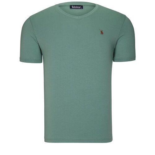 Dewberry T8568 V-NECK MENS T-SHIRT-PLAIN GREEN Cijene