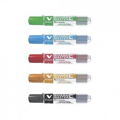 Pilot Flomaster, marker za bijelu ploču, WBMA-VBM-55, 2-3 mm, set od 5 boja, blister Cijene