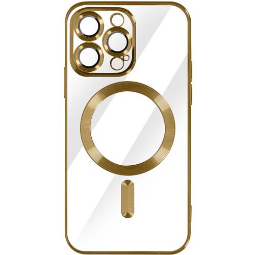 AVIZAR MagSafe ovitek za iPhone 14 Pro Max Silikonska za&amp;scaron;cita kamere Chrome zlato, (20575087) Slike