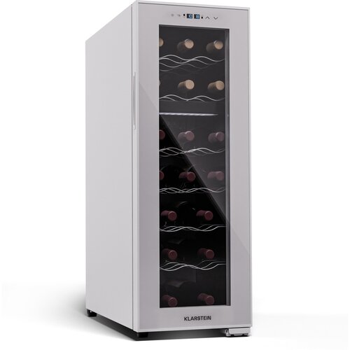 Klarstein Shiraz 18 Duo, hladnjak za vino, 2 zone, 53 l/18 boca, 5-18 / 5-18 °C, upravljanje na dodir Cijene