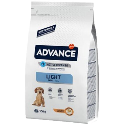 Advance Suva hrana za pse Mini light, Piletina, 1.5 kg Slike