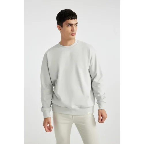 Defacto Oversize Fit Crew Neck Basic Sweatshirt