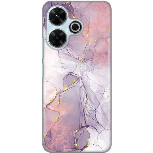 torbica silikonska print za xiaomi redmi 13 pink marble Slike