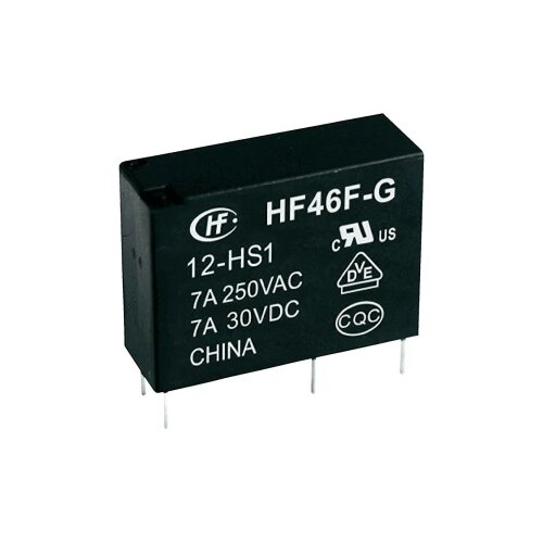 Hongfa Mrežni relej HF46F-G/005-HS1, 5 V/DC, 1 x preklopni k., 10 A, 30 V/DC/277 Cijene