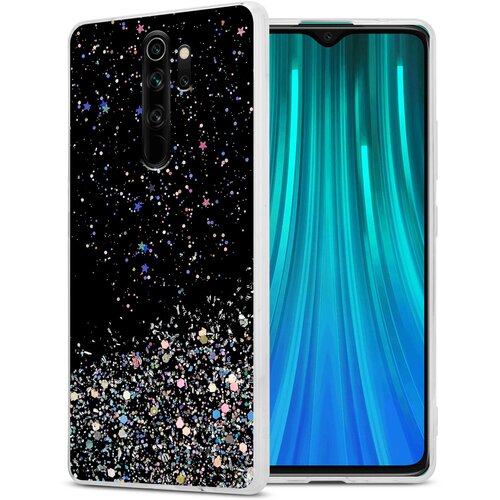 Cadorabo Case, združljiv z Xiaomi v črni barvi z ble&scaron;čicami - za&scaron;čitni pokrov iz fleksibilnega silikona TPU s penečimi ble&scaron;čicami, (20695027) Cene