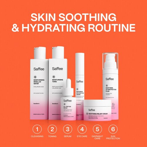 Saffee SensiDerm Hydrating Gift Set poklon set za suho i osjetljivo lice 3 kom Slike