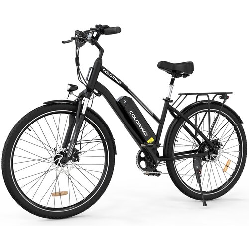 COLORWAY električno kolo BK27, 28-palčno e-kolo, 2 načina vožnje mestno kolo s 36 v 15 ah baterijo, primestno kolo z 250 w motorjem, e-kolo za odrasle uniseks, doseg do 45-100 km., (21333225) Cene