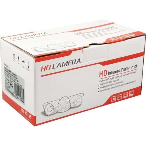 Gembird CAM-AHD5MP-HAU60W GMB BULLET kamera 5mpix 4 In1, AHD/TVI/CVI/CVBS,3.6mm FULL COLOR 20M 3.6mm Cene