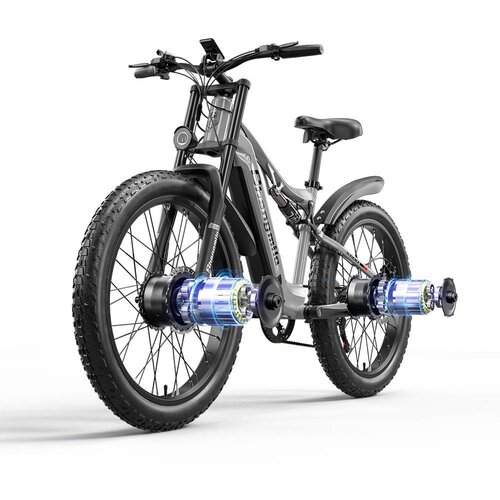 Shengmilo S600-2000W/48V17.5AH ebike 26X3.0 palčno električno kolo z dvojnim motorjem, dvokolesnim pogonom, baterijsko terensko električno kolo z debelo pnevmatiko, (21293002) Cene