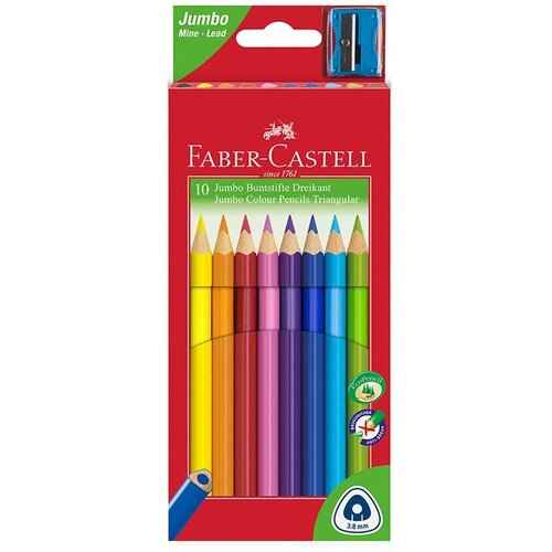 Faber-Castell Trirobe barvice Faber-Castel - 10 barv + šilček Cene