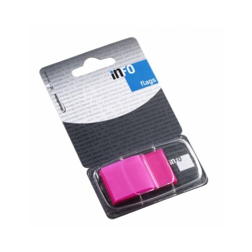  Page marker INFO FLAGS 25x43 mm, 50l Info Notes roze 06PM30I Cene