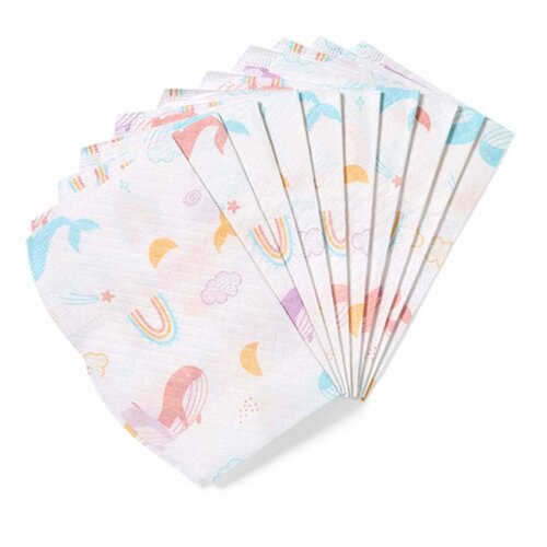BabyOno Disposable Bibs 6m+ slinček za enkratno uporabo 15x20 cm 10 kos Slike