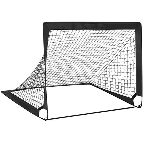 INF Prenosna zložljiva nogometna vrata 120x90x90 cm za trening Black, (5000347233) Slike