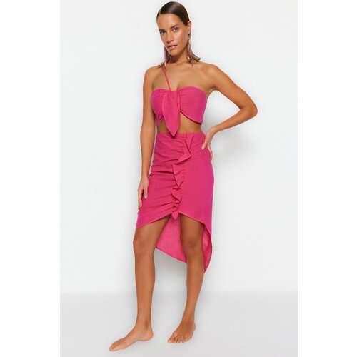 Trendyol Two-Piece Set - Pink - Fitted Slike