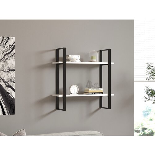 Hanah home Buba - White White Wall Shelf Slike
