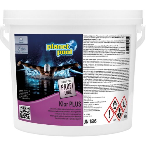 Plus hitrotopno sredstvo planet pool klor plus (3 kg) Slike