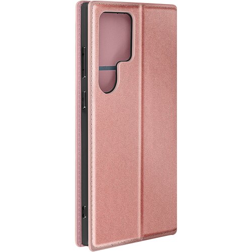 AVIZAR Ovitek za Galaxy S24 Ultra Card Holder Video Support Magnetic Flip, &Scaron;ampanjec roza, (5000010089) Cene