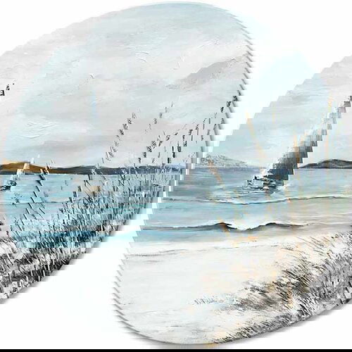  Okrugla slikana slika Daleki horizont | different dimensions Cijene