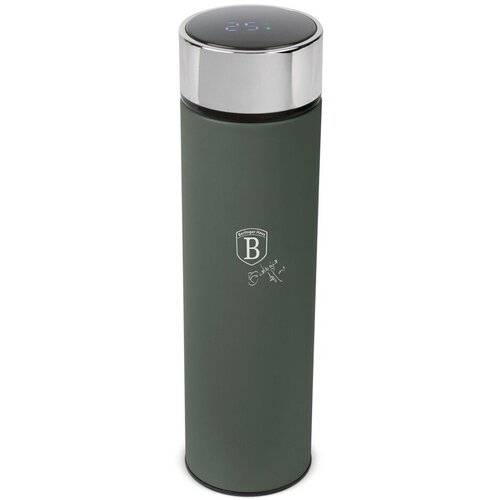 Berlinger Haus Fla&scaron;a sa LED prikazom temperature Matte Green Collection BH-9679, 0,5L, Zelena Cene